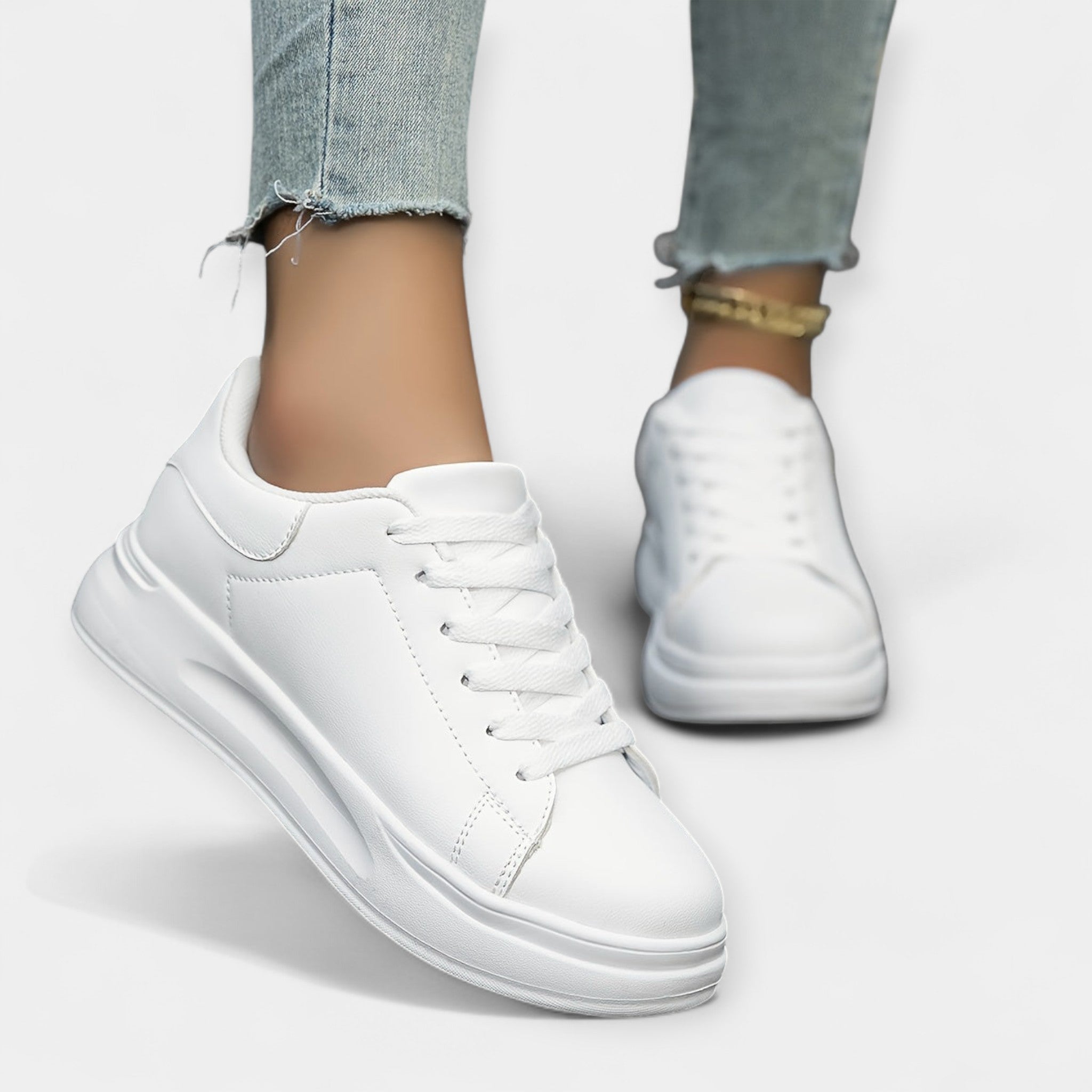 Magdaléna Elegantní Minimalistické Městské Tenisky Styl